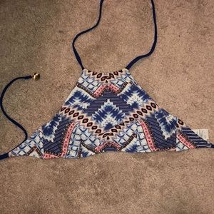 Halter bikini top
